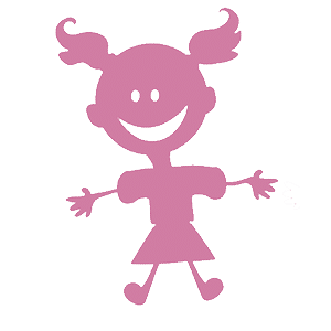 Pink Child Icon Photo