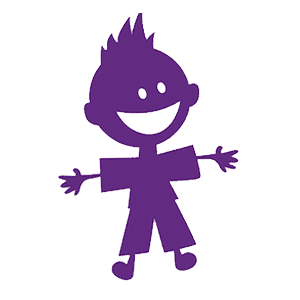 Child Icon Purple 300 px